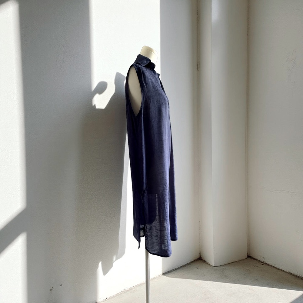 Women’s Cupshe Navy Blue Cover Up Dress! Small! - Picture 3 of 8